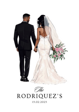 Load image into Gallery viewer, Personalised Wedding Card