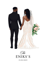 Load image into Gallery viewer, Personalised Wedding Card