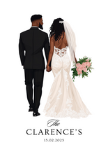 Load image into Gallery viewer, Personalised Wedding Card