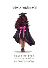 Load image into Gallery viewer, Personalised Graduation Print - Female