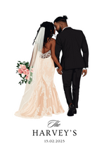 Load image into Gallery viewer, Personalised Wedding Card