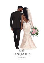 Load image into Gallery viewer, Personalised Wedding Card