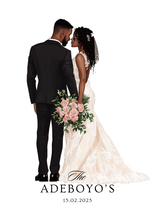 Load image into Gallery viewer, Personalised Wedding Card