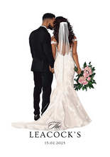 Load image into Gallery viewer, Personalised Wedding Card