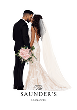 Load image into Gallery viewer, Personalised Wedding Card