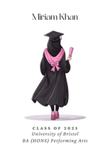 Load image into Gallery viewer, Personalised Graduation Print - Female