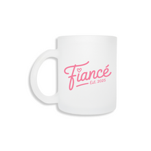 Load image into Gallery viewer, Fiance Est 2025 (pink) Frosted Mug & Coaster