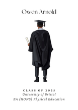 Load image into Gallery viewer, Personalised Graduation Print - Male
