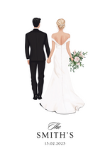 Load image into Gallery viewer, Personalised Wedding Card
