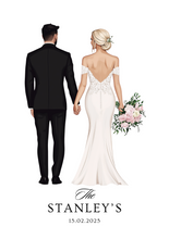 Load image into Gallery viewer, Personalised Wedding Card