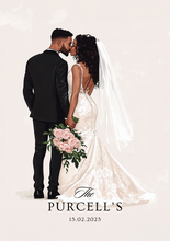 Load image into Gallery viewer, Personalised Wedding Card