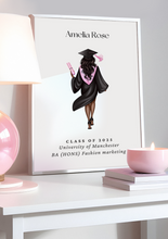 Load image into Gallery viewer, Personalised Graduation Print - Female