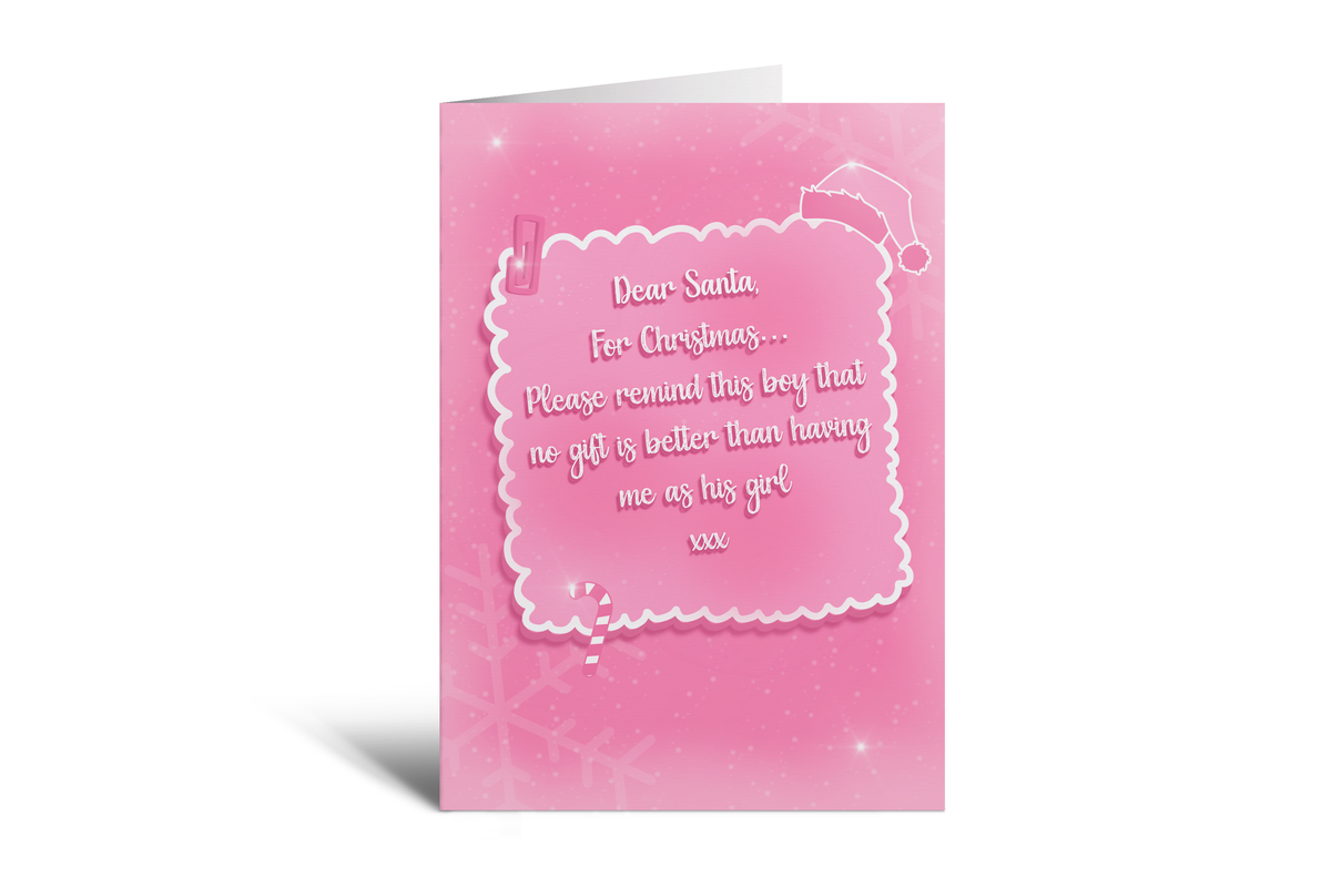 Dear Santa - Pink