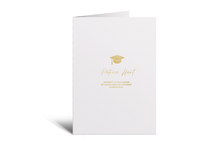 Load image into Gallery viewer, Graduation - Personalised Card (Block Hat)
