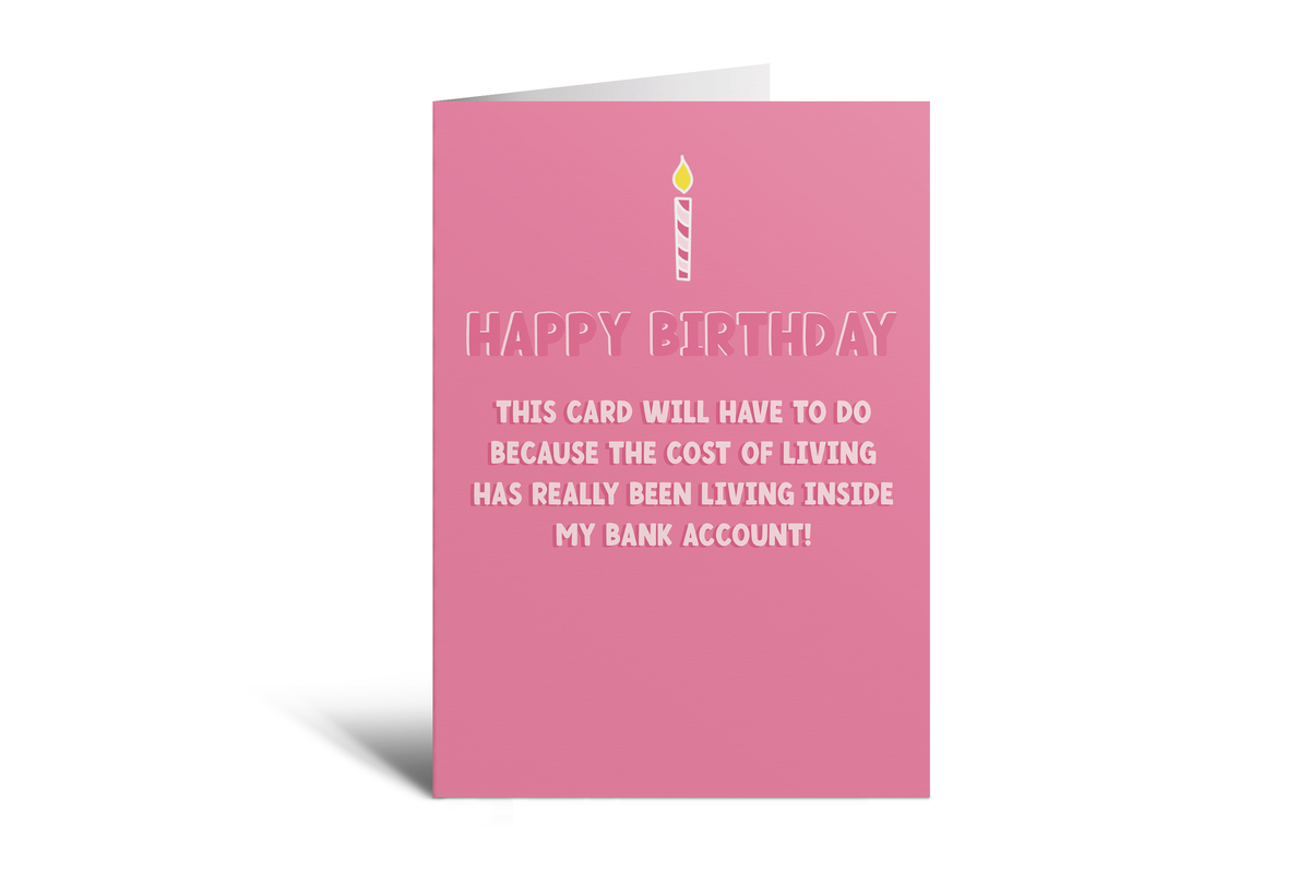 HBD - Cost Of Living Inside My Bank