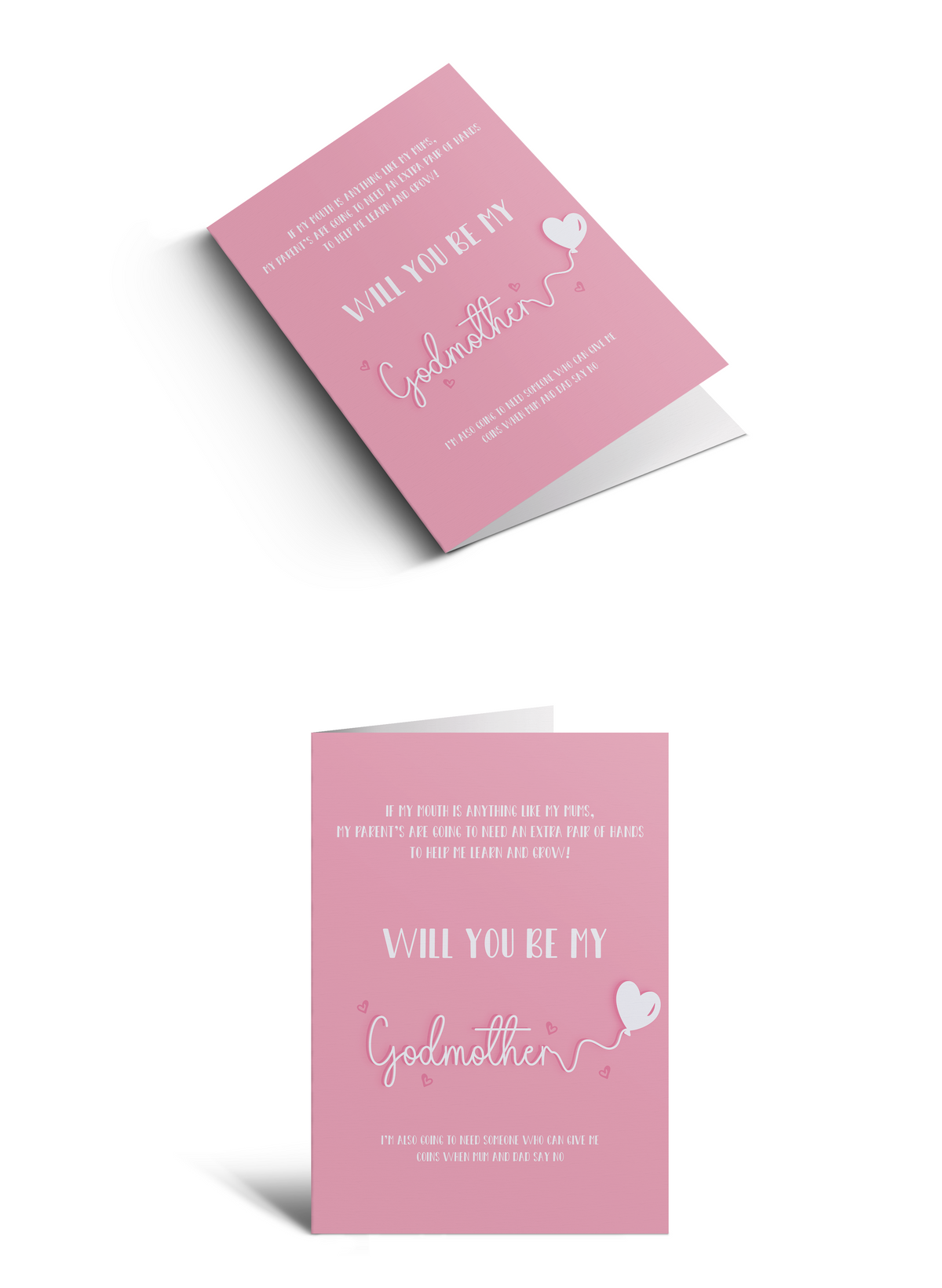 Will You Be My Godmother - Pink