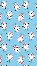 Load image into Gallery viewer, Black Santa Wrapping Sheet