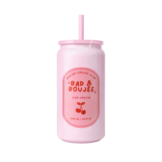 Bad & Boujee - Pink Shimmer Tumbler