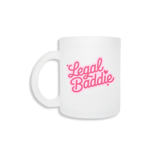 Legal Baddie Frosted Mug & Coaster