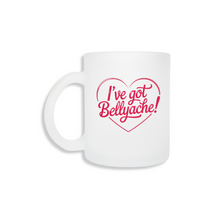 Load image into Gallery viewer, I&#39;ve Got Bellyache (Red)  Frosted Mug &amp; Coaster

