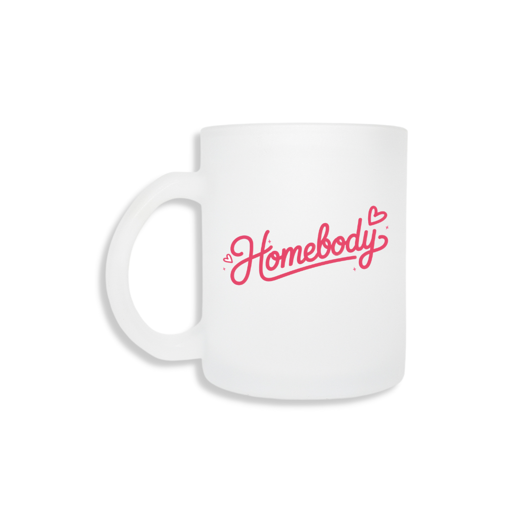 Homebody  Frosted Mug & Coaster