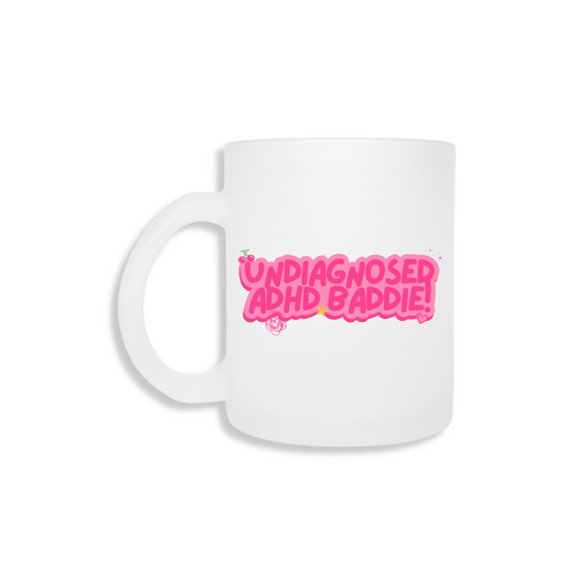 Undiagnosed ADHD Baddie - Frosted Mug