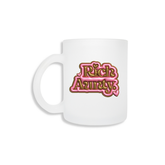 Rich Aunty Frosted Mug - Gold