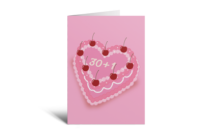 30+ 1 - Heart Cake