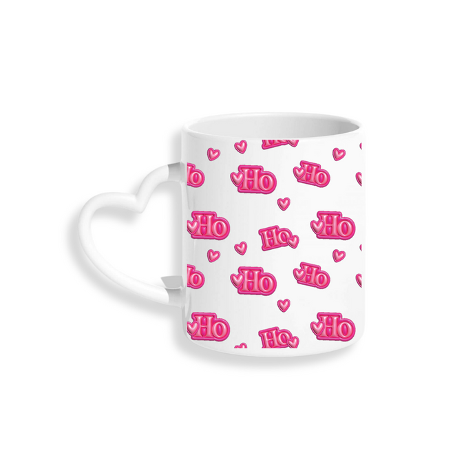 \Ho Ho Ho - Heart Handle Mug