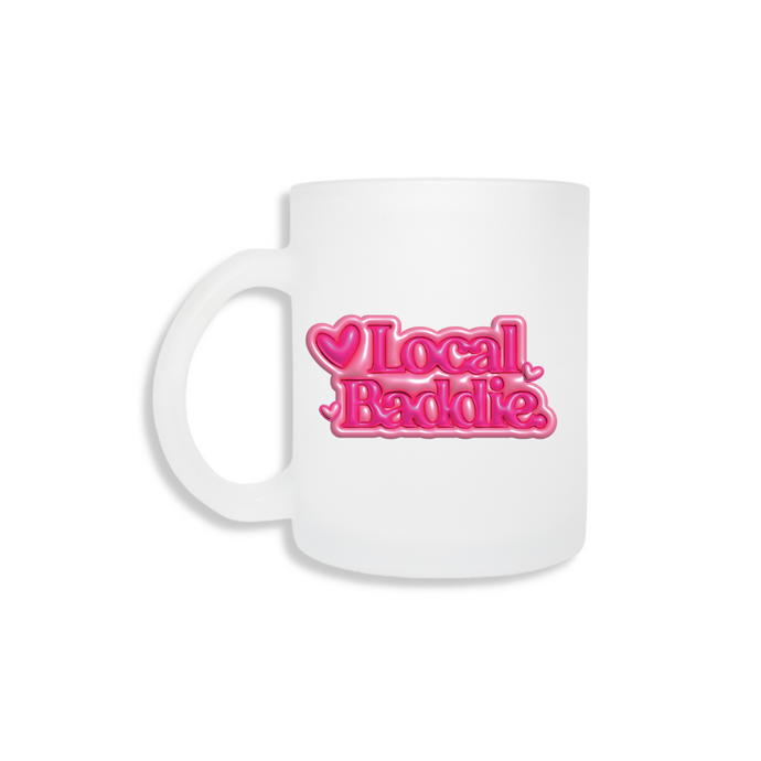 Local Baddie (Hearts) - Frosted Mug