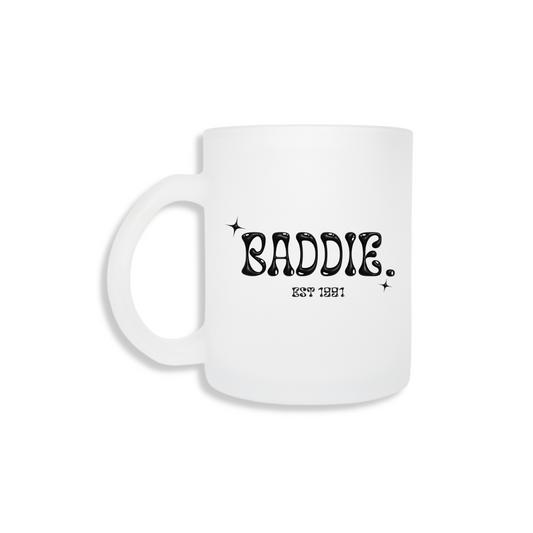 Baddie Frosted Mug - Black