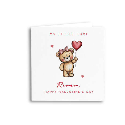 My Little Love  (Red) - Personalised