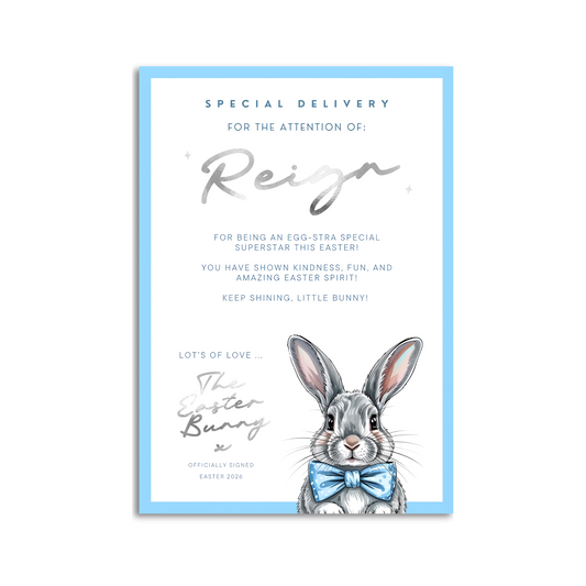 Easter Certificate - Blue