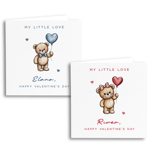My Little Love  (Red & Blue) - Personalised