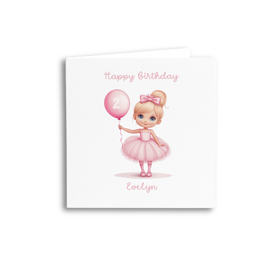 Birthday Ballerina - Personalised