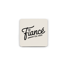 Load image into Gallery viewer, Fiance Est 2025 (black) Frosted Mug &amp; Coaster
