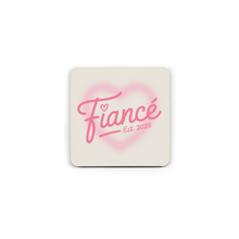 Load image into Gallery viewer, Fiance Est 2025 (pink) Frosted Mug &amp; Coaster
