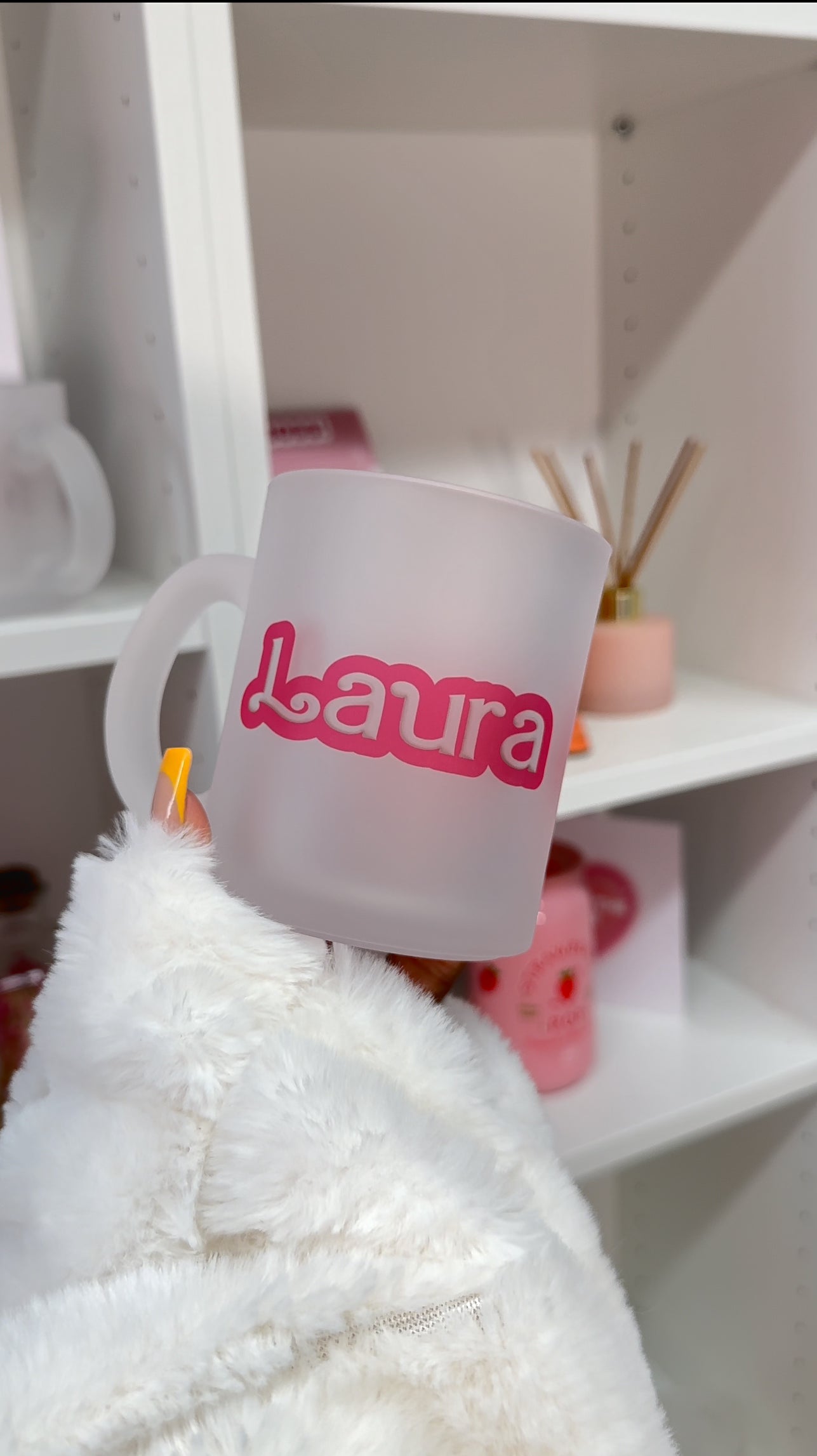Personalised Barb - Frosted Mug