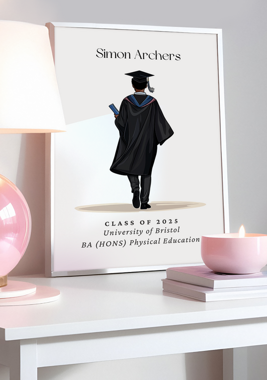 Personalised Graduation Print - Male