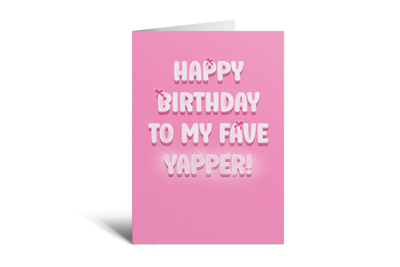 HBD - Fave Yapper