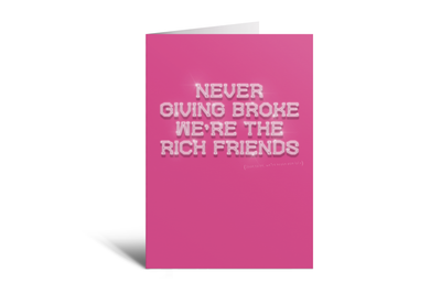 Never Giving Broke