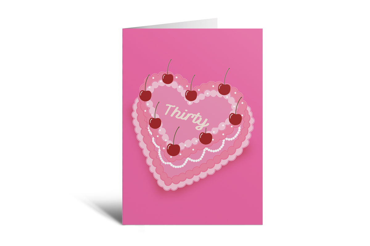 Thirty - Heart Cake