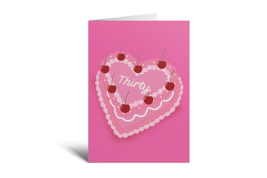 Thirty - Heart Cake