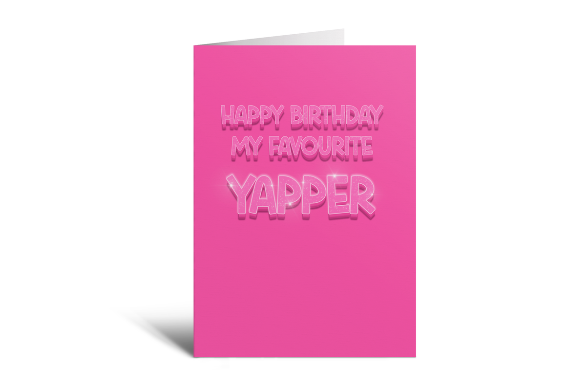 HBD - Fave Yapper (Bling)