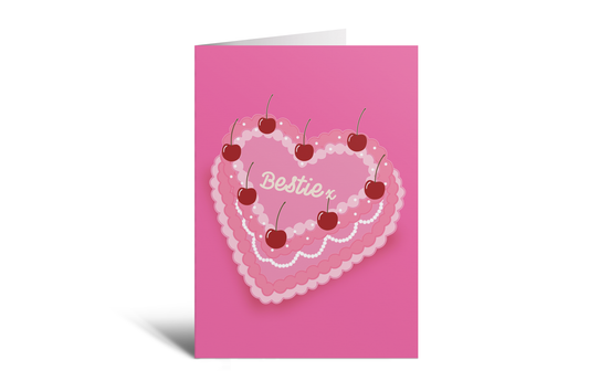 Bestie- Heart Cake