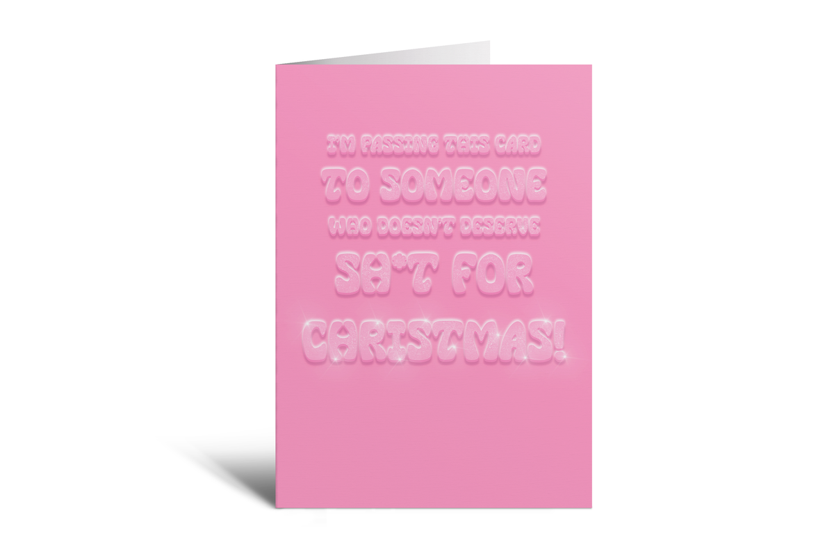 Xmas - I'm Passing This Card