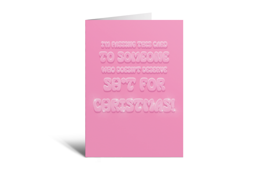 Xmas - I'm Passing This Card