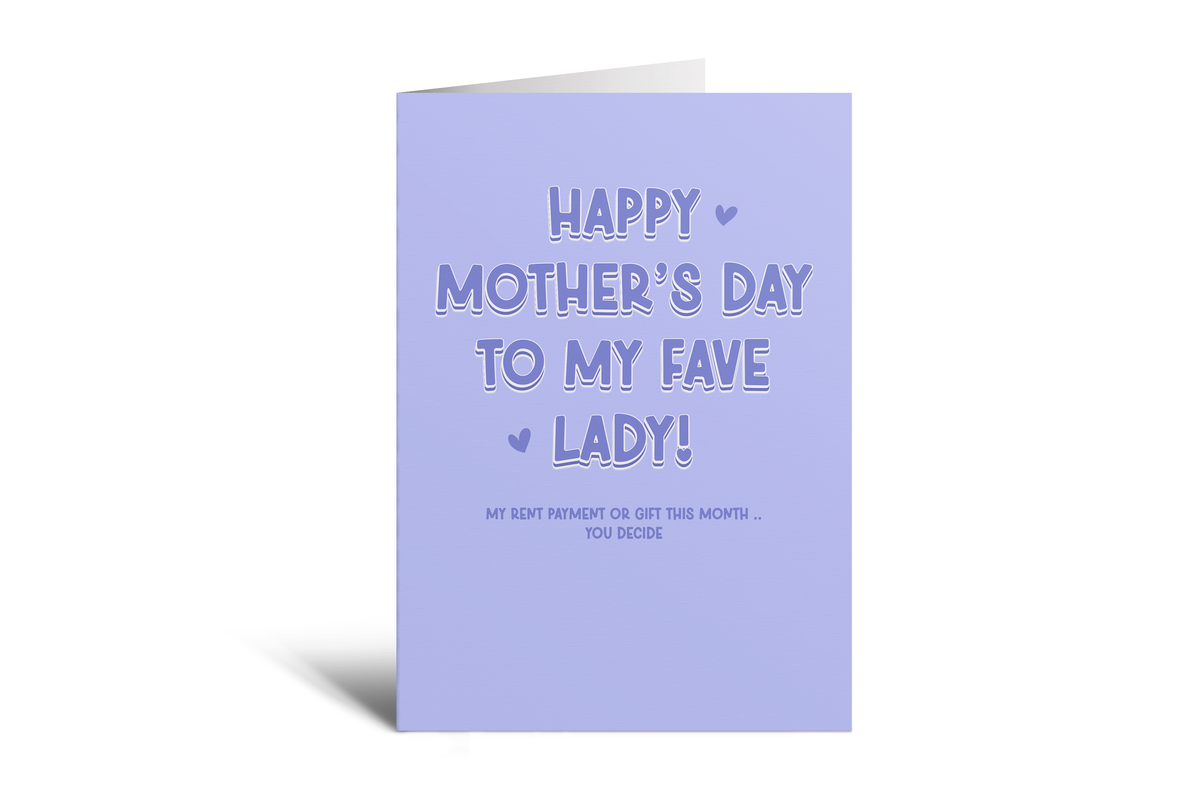 Mum - Fave Lady