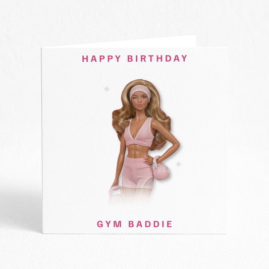 Happy Birthday Gym Baddie - Blonde