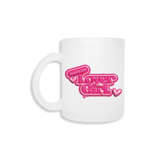 Certified Lover Girl Frosted Mug - Pink